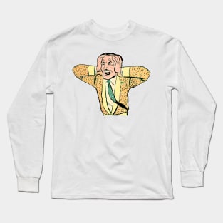 stressed man Long Sleeve T-Shirt